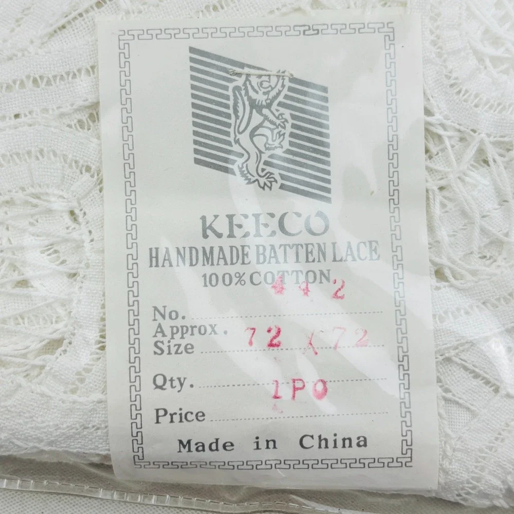 Batten Lace Tablecloth‎ 72